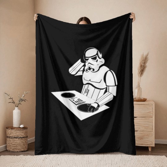 Funny Darth Vader Throw Blankets