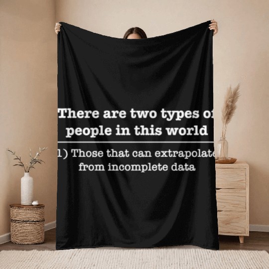 Funny geek incomplete data Throw Blankets