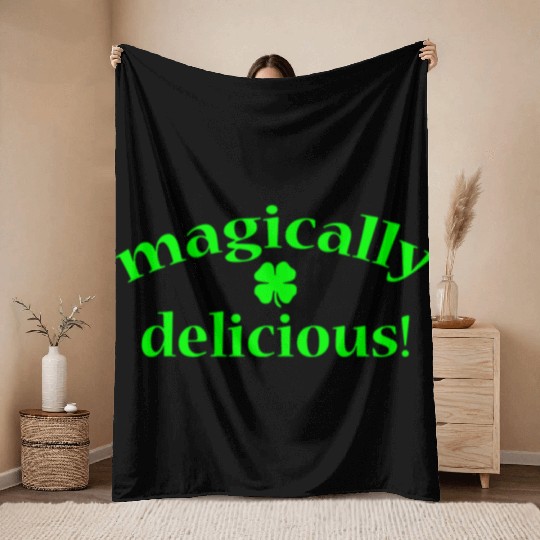 magically delicious Irish Throw Blankets