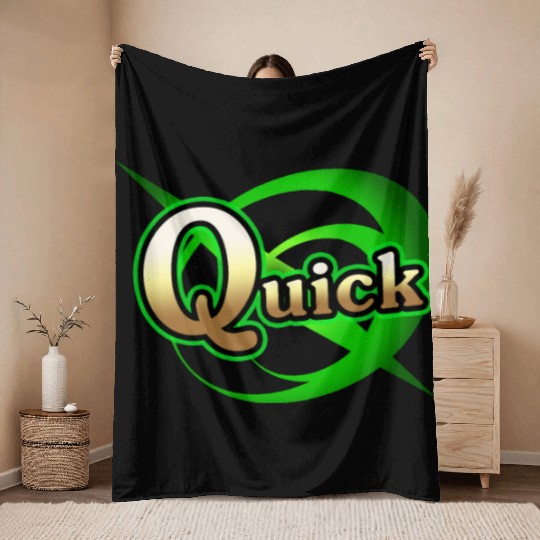 Fate Grand Order - Quick Command Card Throw Blankets