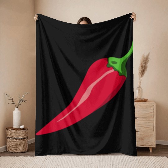 paprika chilli chili pepper citrus veggie gemuese Throw Blankets