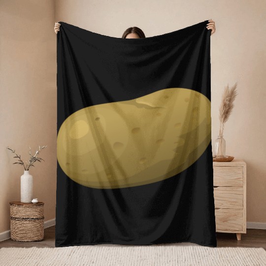 kartoffeln potato halloween gemuese vegetables42 Throw Blankets