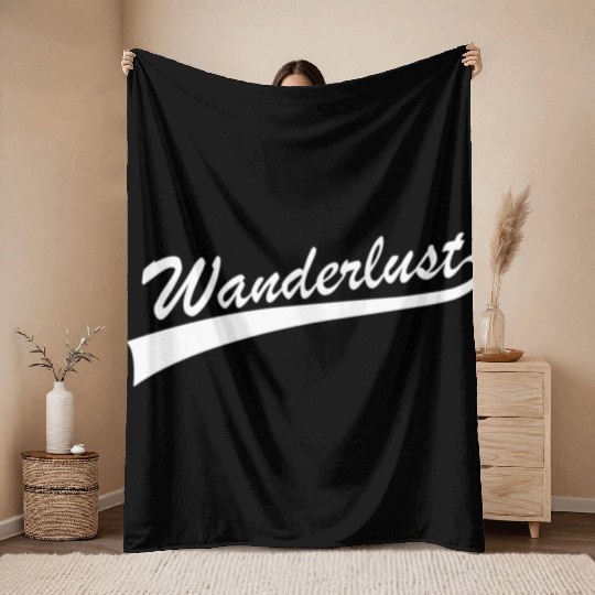 Wanderlust - Mountain Throw Blankets
