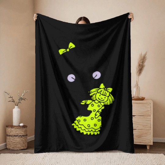 Baby girl Throw Blankets