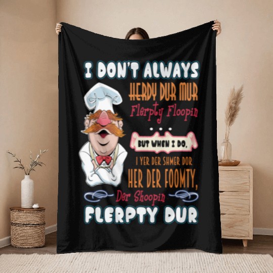 swedish chef amazing! Throw Blankets