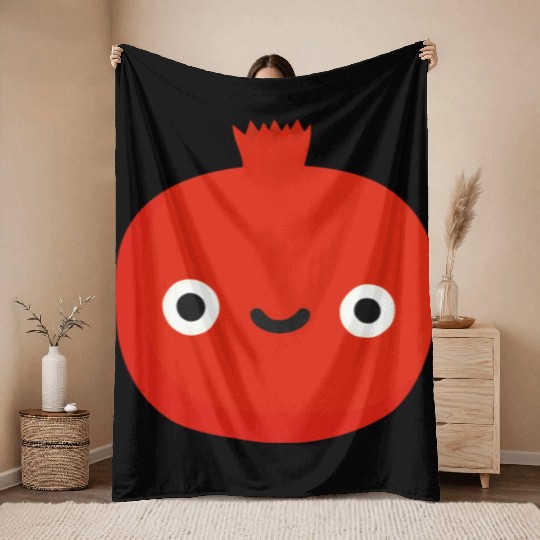 Pomegranate Throw Blankets