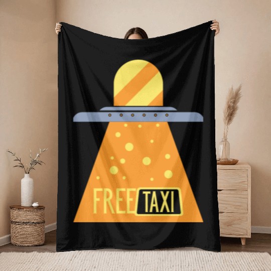 free taxi Throw Blankets.