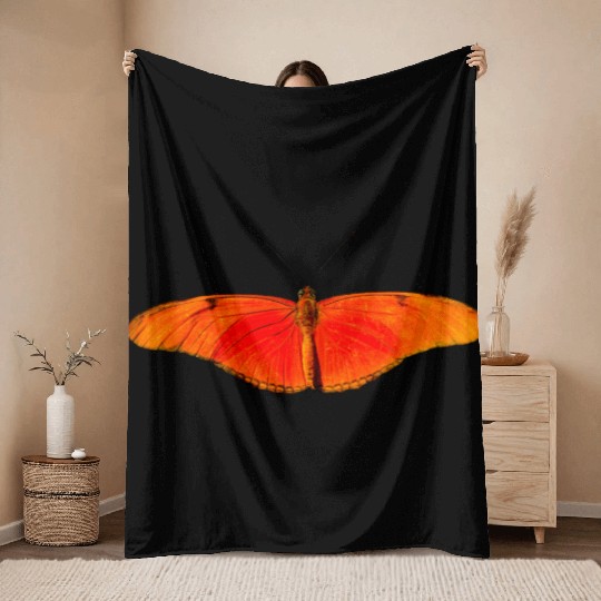 butterfly schmetterlinge insect insekten animal ti Throw Blankets