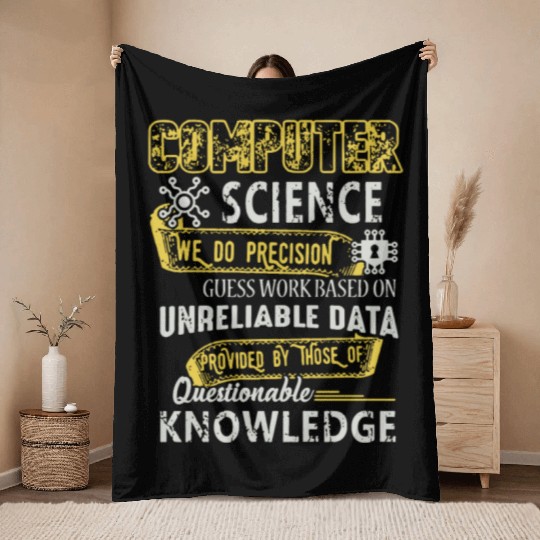 Computer Science Throw Blankets