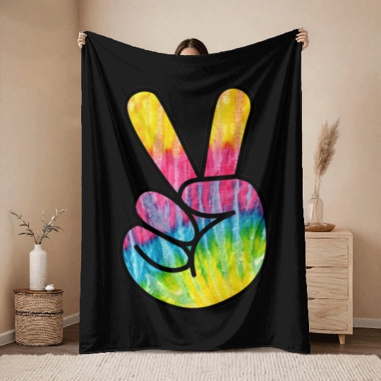 weltfrieden auf erden world peace on earth love170 Throw Blankets