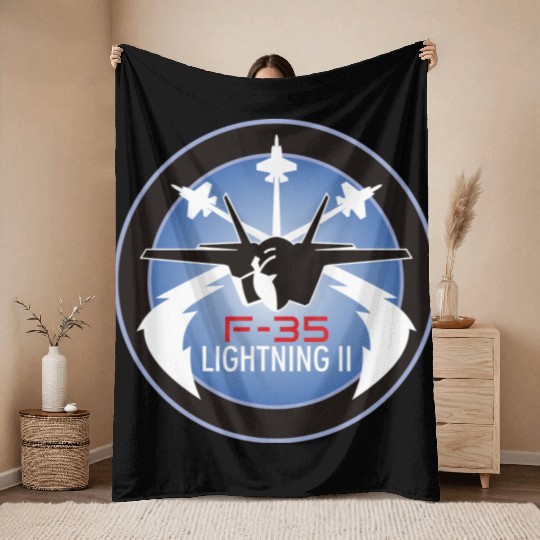 F-35 Lightning II Throw Blankets