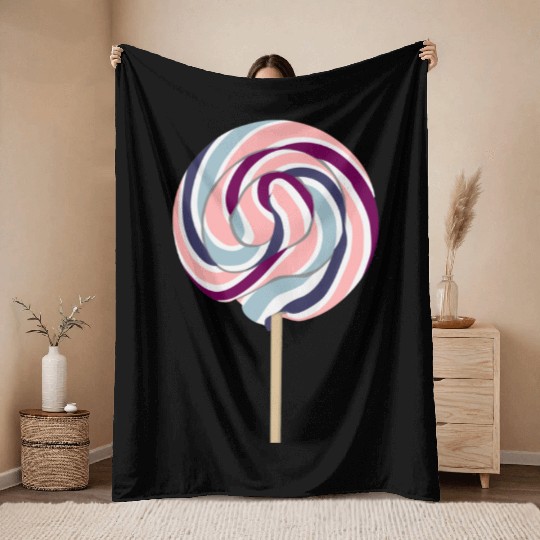 Candy Pastel Throw Blankets