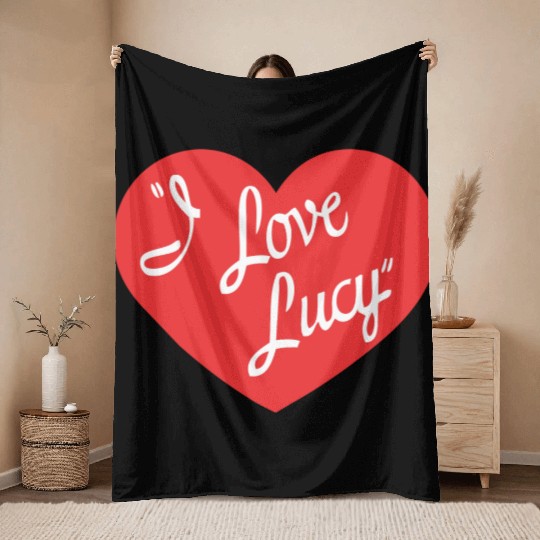 I Love Lucy Throw Blankets