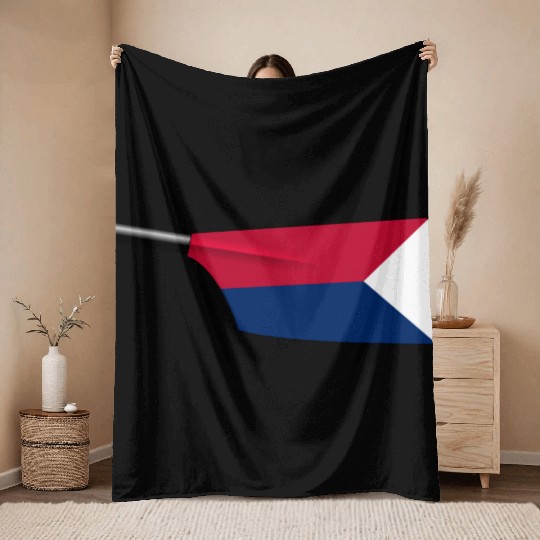 Team USA Rowing Blade Throw Blankets