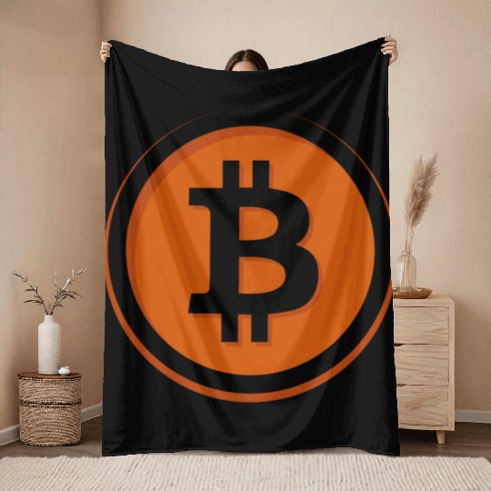 Bitcoin Throw Blankets