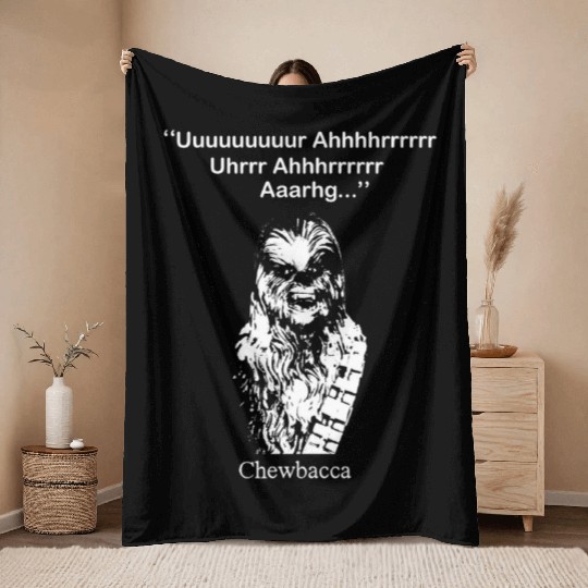 Chewbacca T - Throw Blankets - Star Wars fan