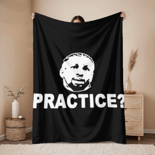 Allen Iverson practice Philadelphia 76Ers softball Throw Blankets
