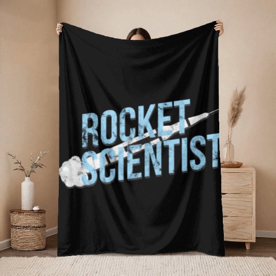 Science - Rocket Scientist Throw Blankets