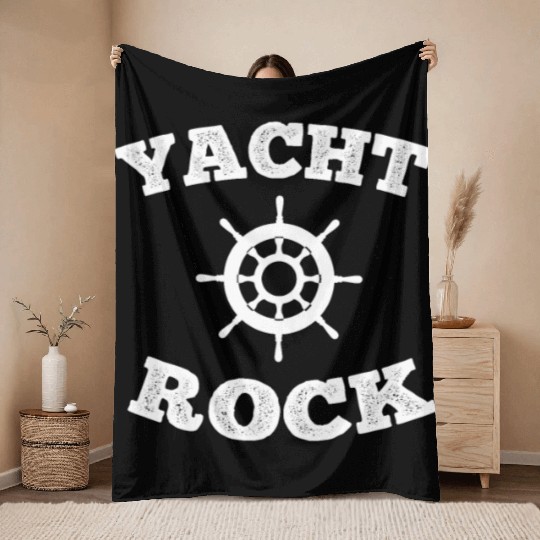Yacht Rock Throw Blankets