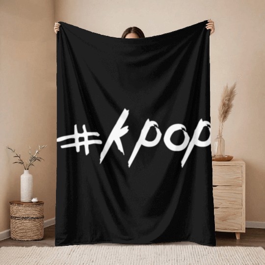 # K POP - Korean POP - KPOP - Streetstyle Design Throw Blankets