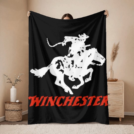 Neck Men New Winchester Rifle Men s Comes In Many Throw Blankets