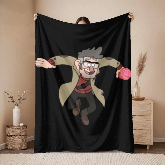 Gravity Falls Throw Blankets