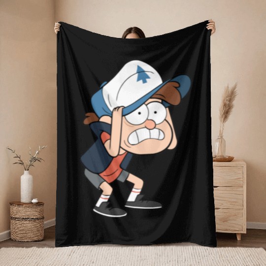 Gravity Falls Throw Blankets