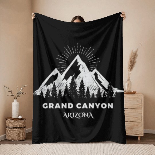 Grand Canyon National Park Throw Blankets