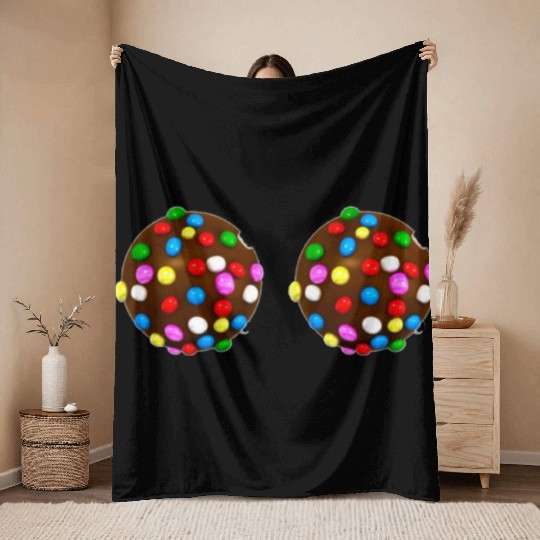 candy crush Throw Blankets