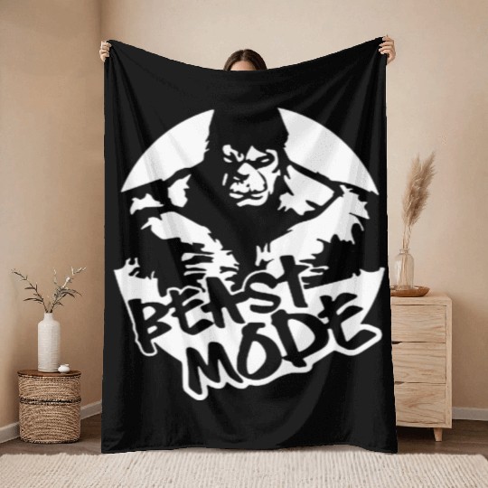 MMA Hulk Gym Bodybuilding Training Wear Workout cl Throw Blankets
