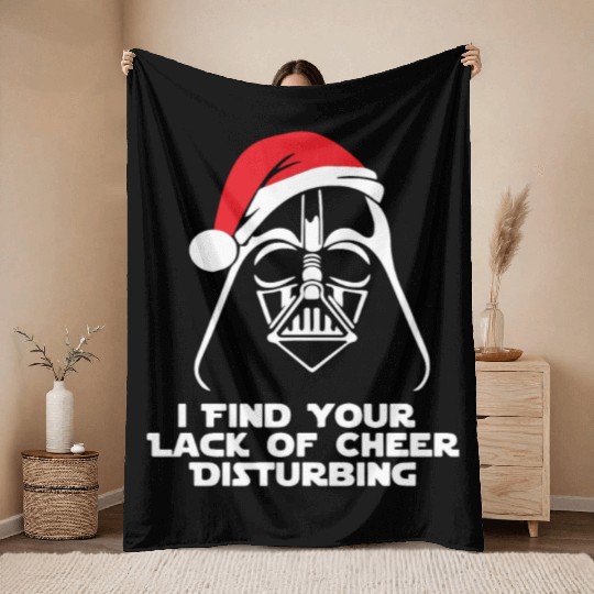 New Funny Darth Vader Star Wars Themed Christmas Throw Blankets