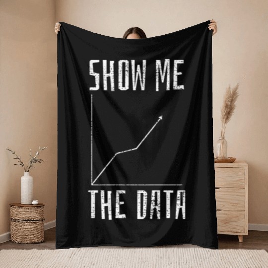 Data Science Computer Science Throw Blankets