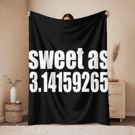 Pi Mathematics Teacher Throw Blankets