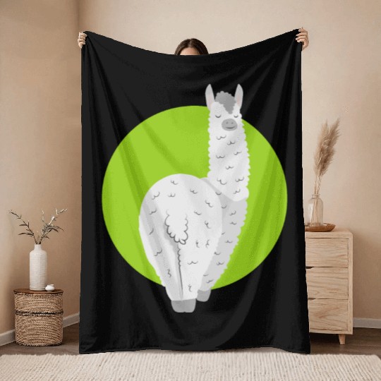 Funny Llama Llama Throw Blankets | Perfect gift ideas