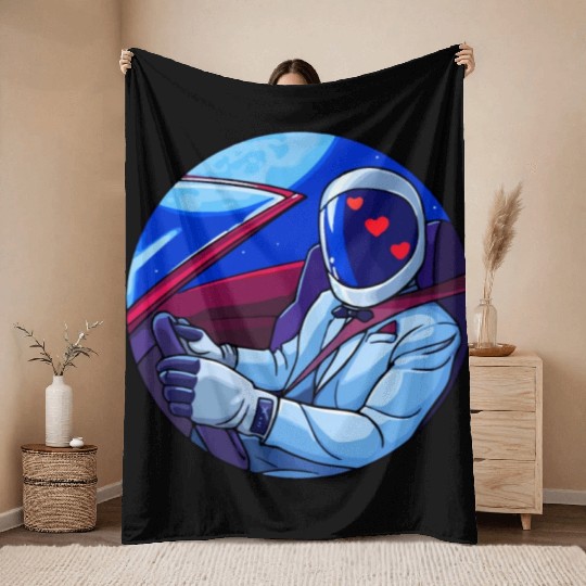 SpaceX Tesla Starman Throw Blankets