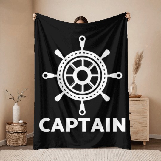 Yacht sailing sailboat ship sport boat sailor capt Throw Blankets