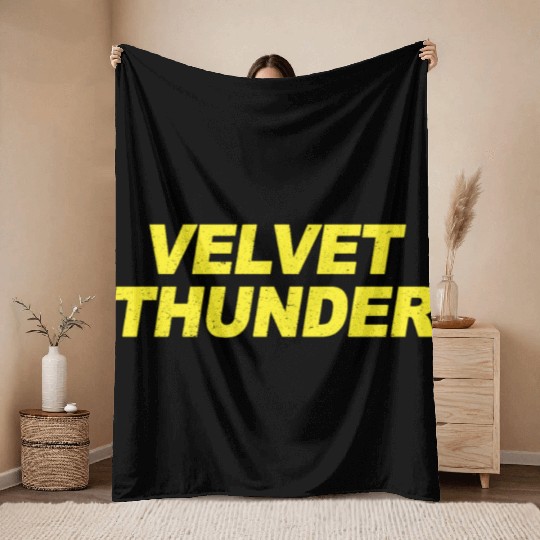 Velvet Thunder Brooklyn Nine Nine B99 Quotes Throw Blankets