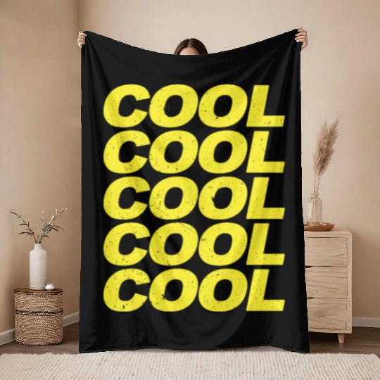 Cool Cool Cool Cool Brooklyn Nine Nine B99 Quotes Throw Blankets