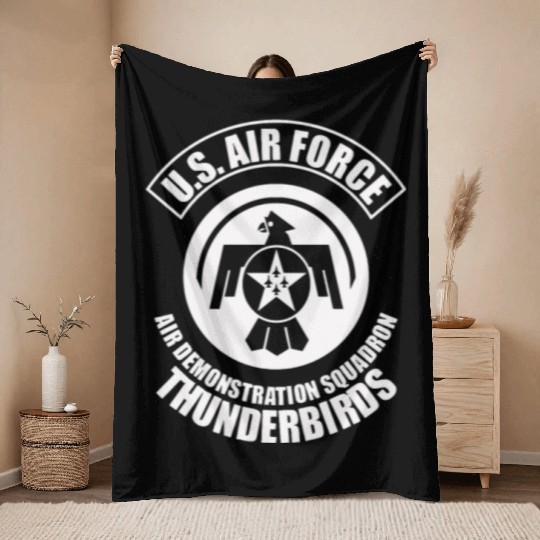 us air force thunderbirds Throw Blankets