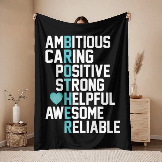 Best Brother Throw Blankets! Funny Brother Throw Blankets