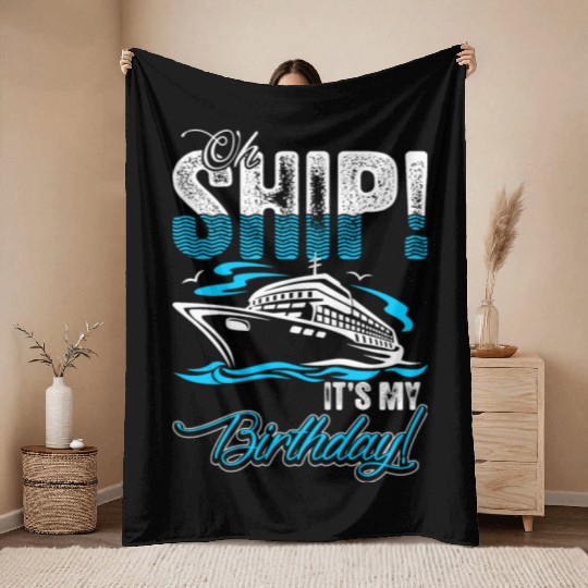 Its My Birthday Throw Blankets