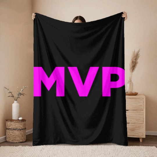MVP - Pink Throw Blankets