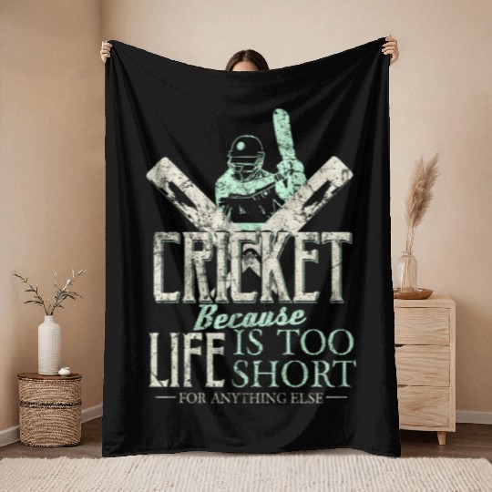 Cricket Throw Blankets