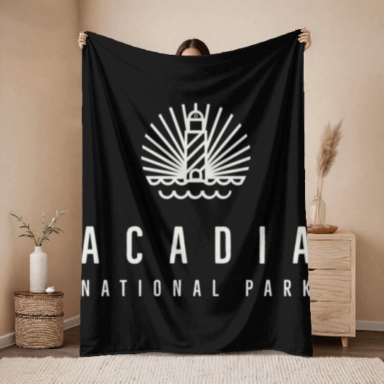 Acadia National Park Throw Blankets