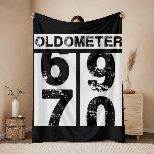 70th birthday jubilee celebration birthday celebr Throw Blankets