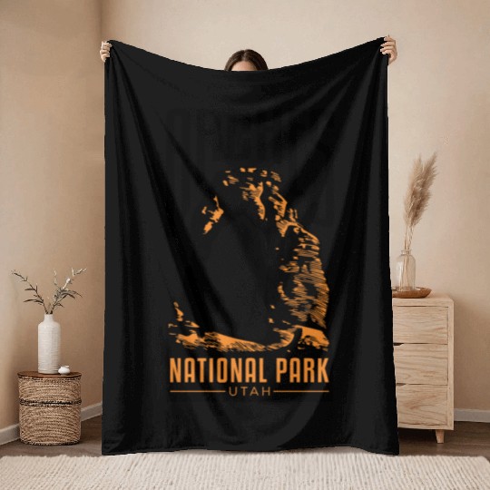Arches National Park - Utah Throw Blankets