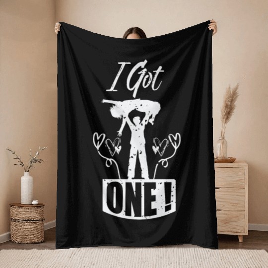 Bachelor Party Engagement Groom and Bride Humor Throw Blankets