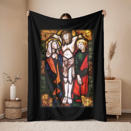 Scenes from the life of the Virgin Mary Throw Blankets