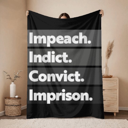 Trump Impeach, Anti Trump Protest Throw Blankets