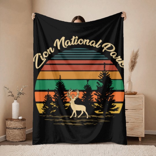 Zion National Park Throw Blankets